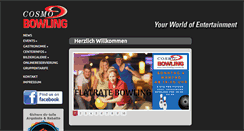 Desktop Screenshot of cosmo-bowling-muenster.de